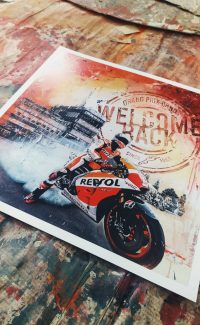 WELCOME BACK 30 cm Artwork | Tom Havlasek Art